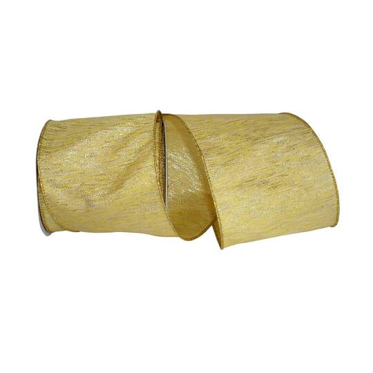 JAM Paper 4" x 10yd. Lamé Dupioni Wired Ribbon